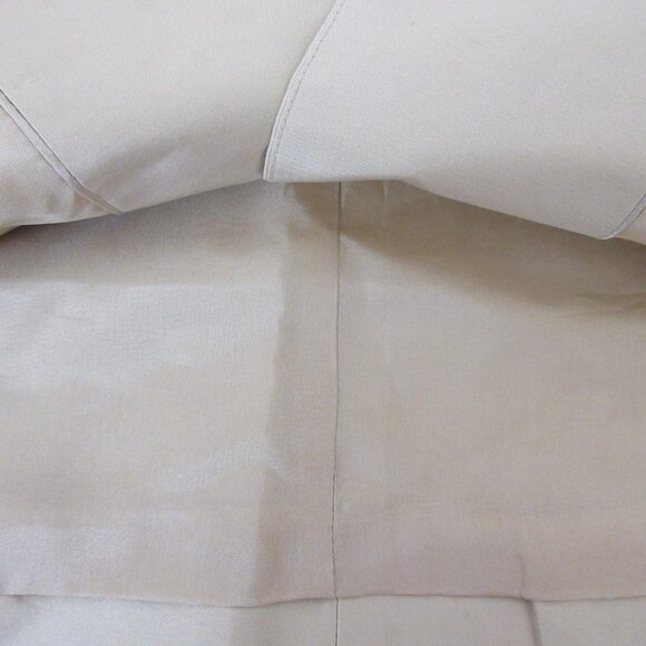 Ann Taylor 100% Silk Blazer Jacket Size 12 Gold Formal Evening Lined Rhinestone - Picture 12 of 12